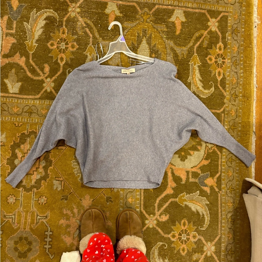 Philosophy grey sweater size XS